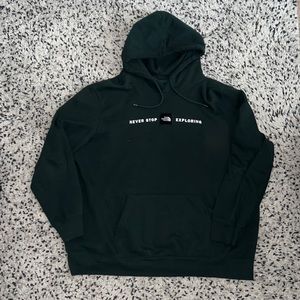 The North Face Dark Green Hoodie XXL
